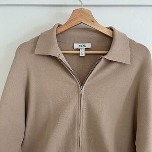 COS Beige Bomber Jacket (SM)